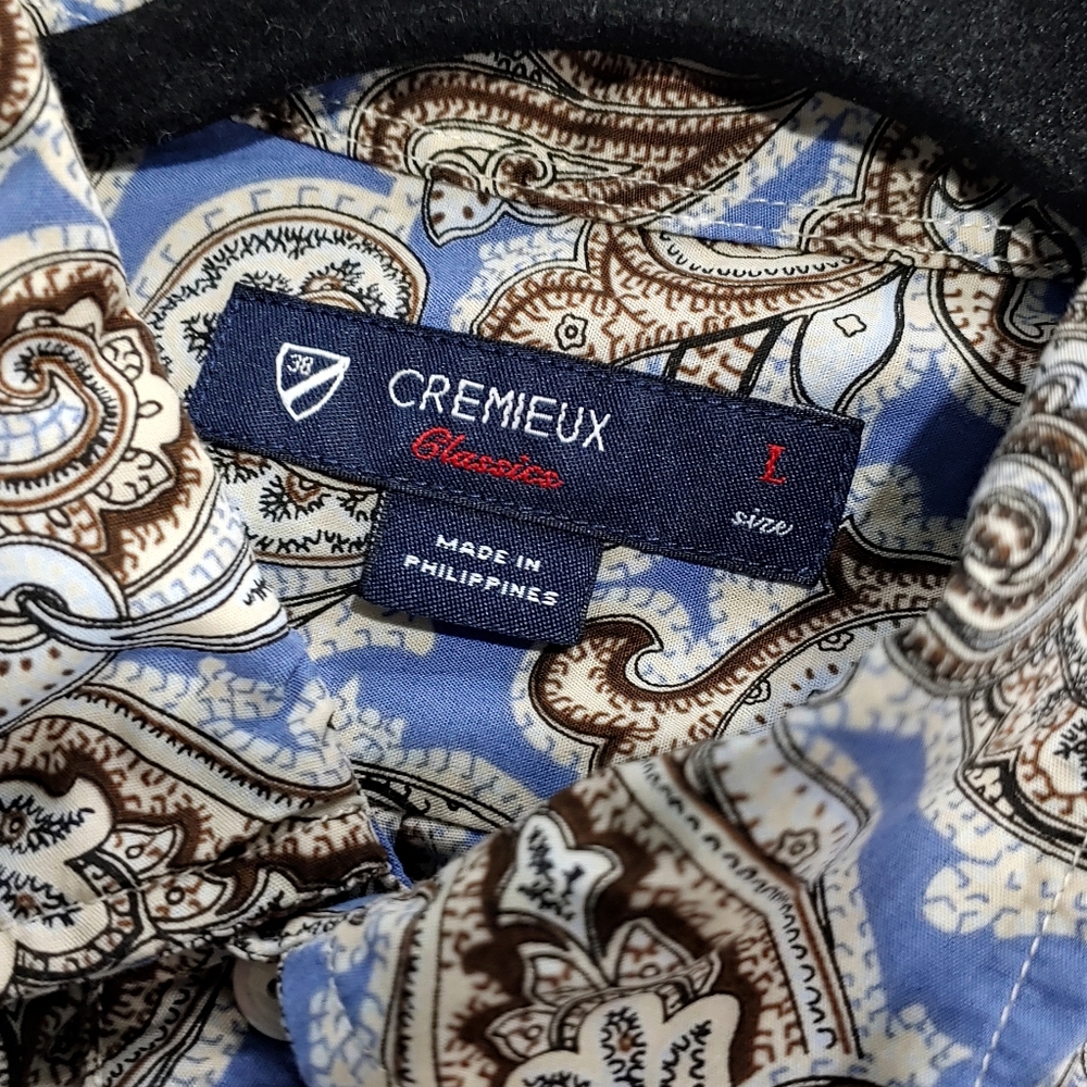 CREMIEUX MENS BUTTON SHIRT - Picture 8 of 10